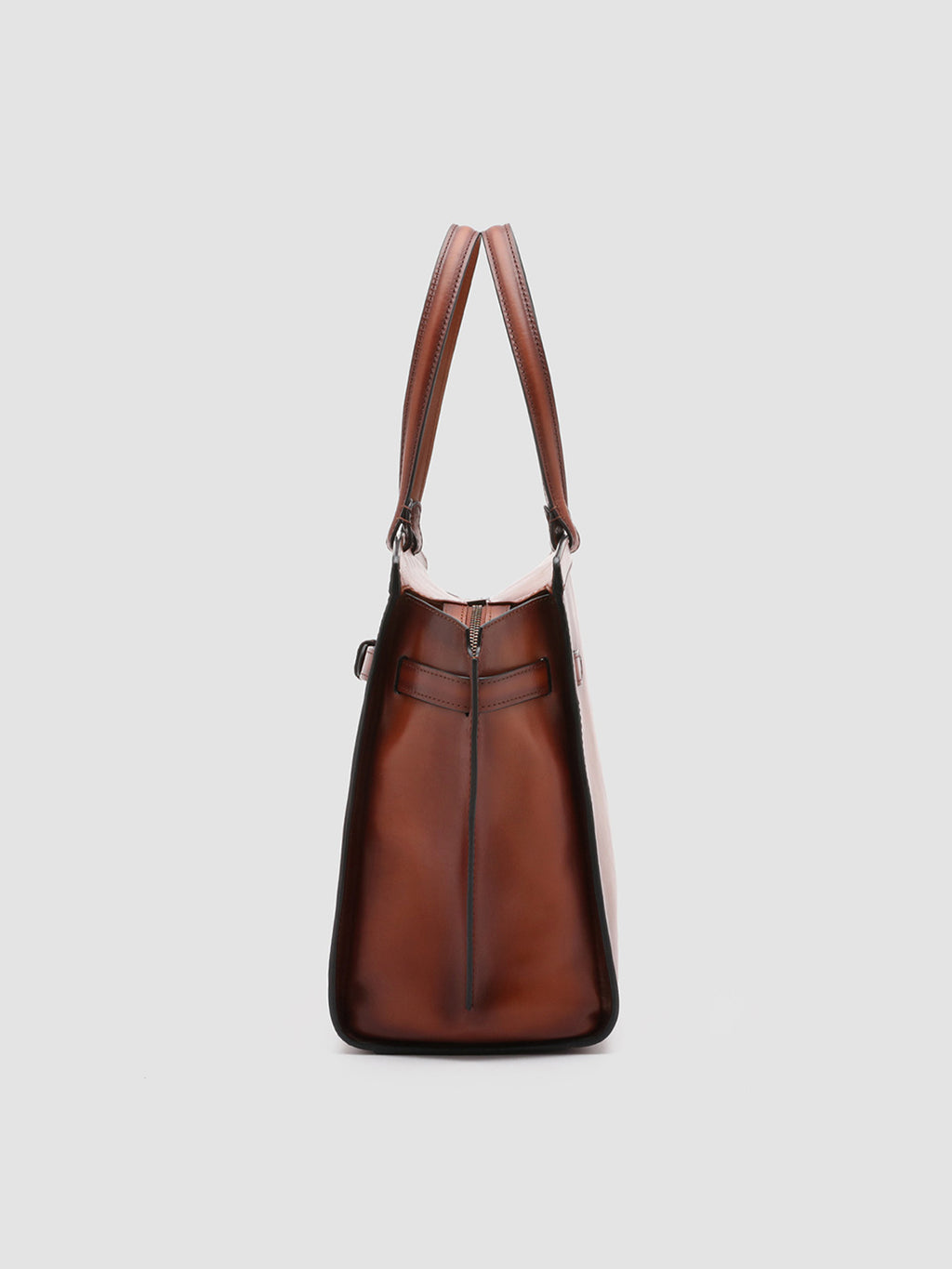 SADDLE 03 - Brown Leather Handle Bag