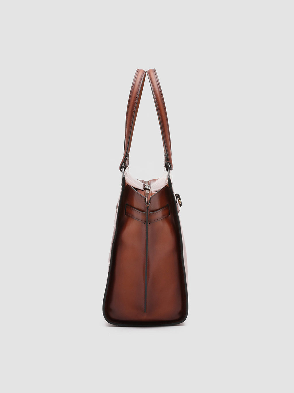 SADDLE 03 - Brown Leather Handle Bag