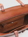 SADDLE 03 - Brown Leather Handle Bag