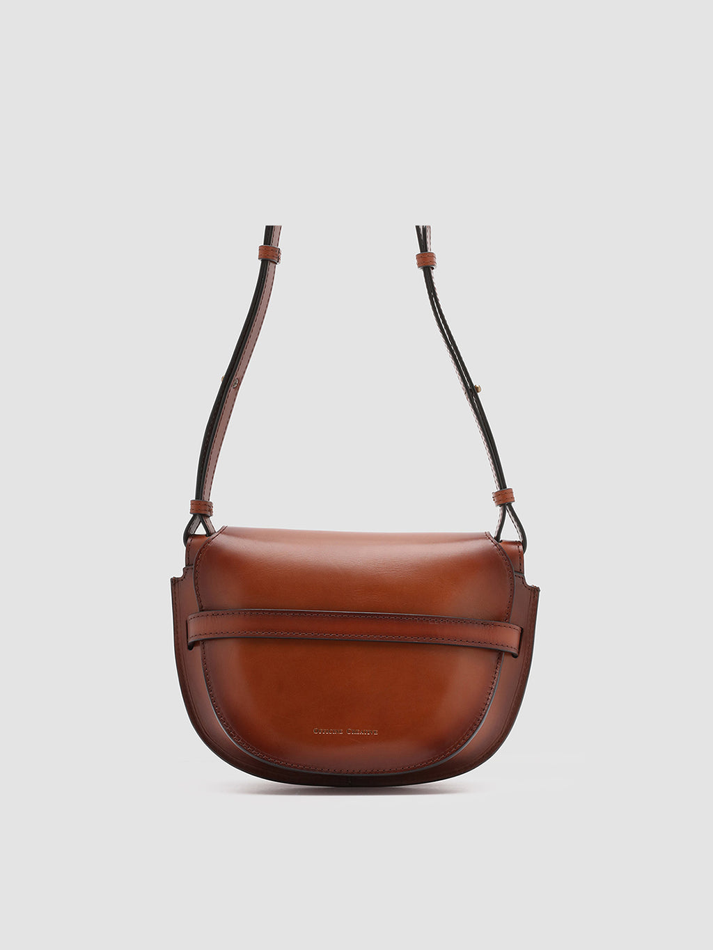 SADDLE 05 - Brown Leather Shoulder Bag