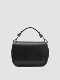 SADDLE 006 - Borsa con Manico in Pelle Nera