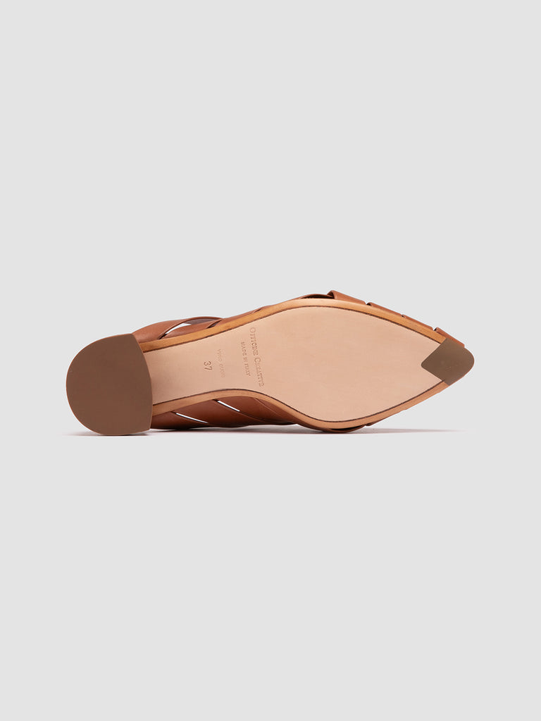 SAGE 105 - Brown Leather Mule Sandals Women Officine Creative - 5