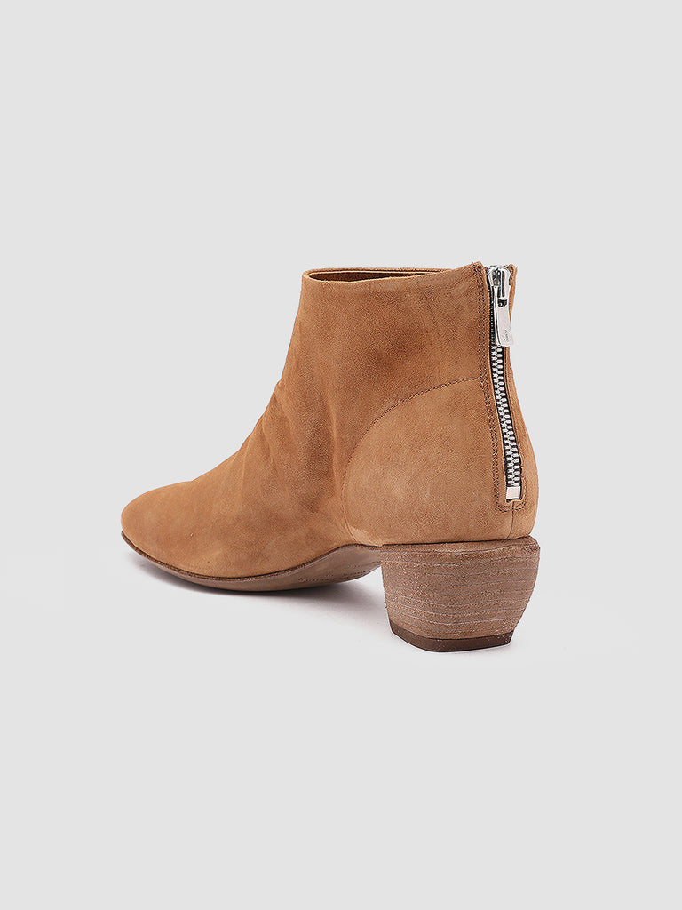 SALLY 001 - Brown Suede Booties