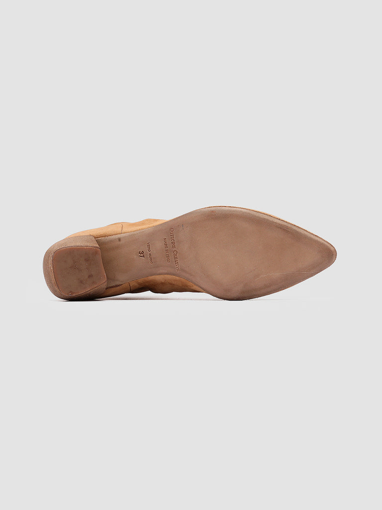 SALLY 001 - Brown Suede Booties