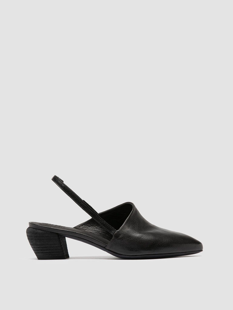 SALLY 029 - Sandali Slingback in Pelle Nera