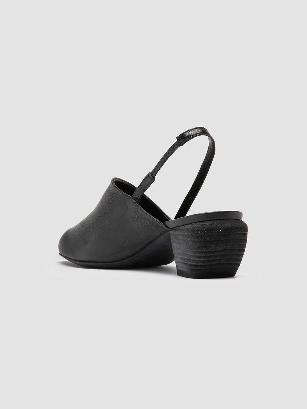 SALLY 029 - Sandali Slingback in Pelle Nera