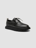 SATURNINE 001 - Black Leather Derby Shoes