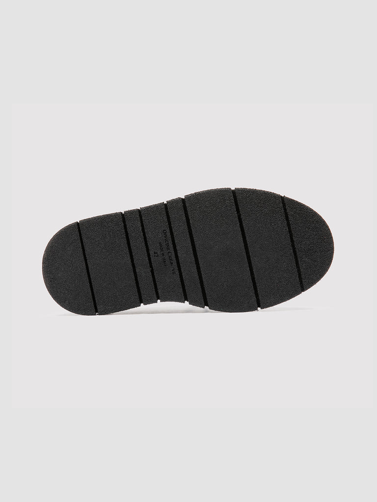 SATURNINE 001 - Black Leather Derby Shoes