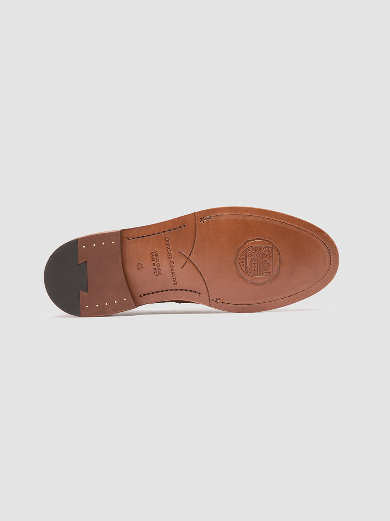 SAX 001 - Mocassini Penny in Pelle Scamosciata Marrone