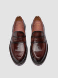 SAX FLEXI 001 - Mocassini Penny in Pelle Bordeaux