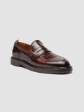 SAX FLEXI 001 - Mocassini Penny in Pelle Bordeaux