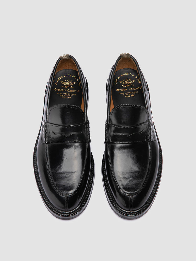 SAX FLEXI 001 - Mocassini Penny in Pelle Nera