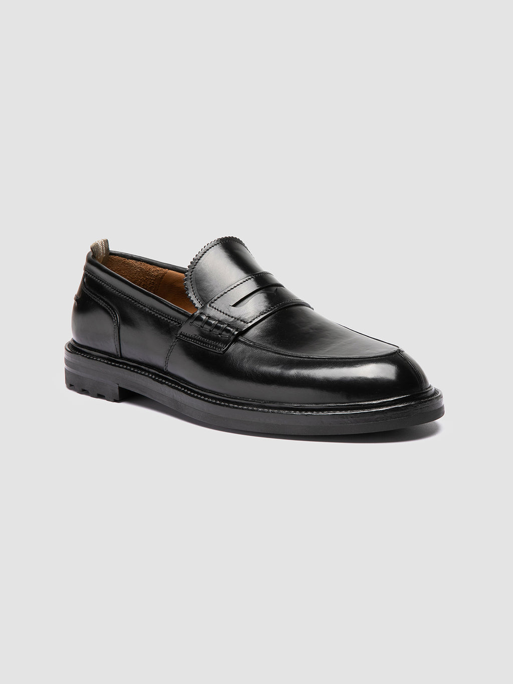 SAX FLEXI 001 - Mocassini Penny in Pelle Nera