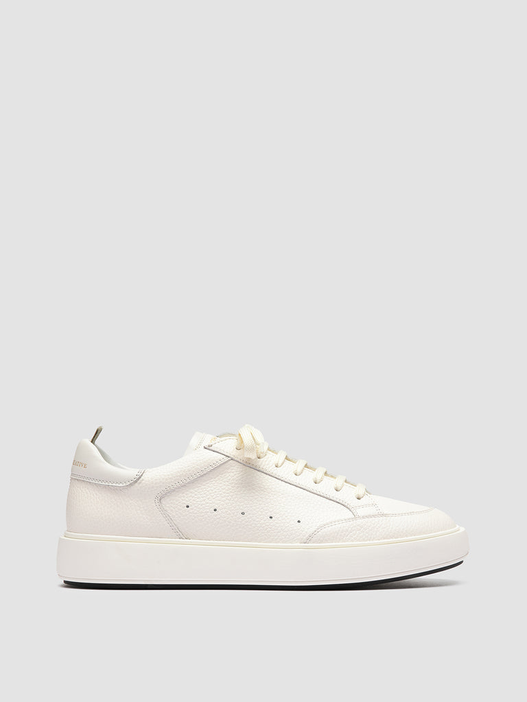 SEQUEL 001 - Sneaker Basse in Pelle Bianca