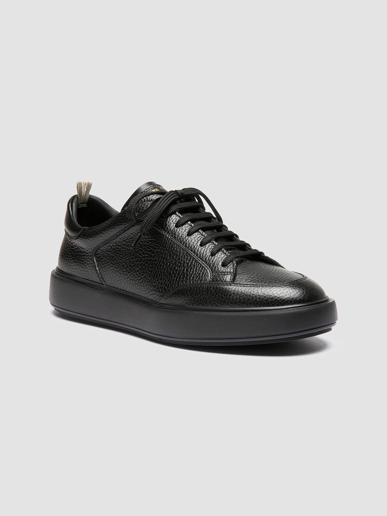 SEQUEL 001 - Sneaker Basse in Pelle Nera
