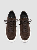 SEQUEL 002 - Sneaker Basse in Camoscio e Pelle Marrone