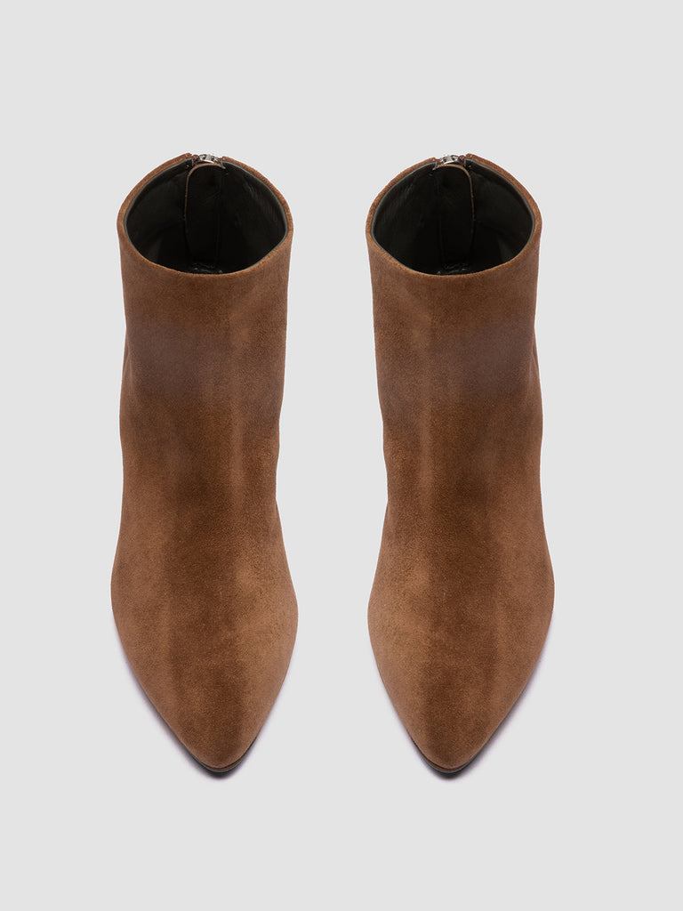 SEVRE 003 - Brown Leather Zip Boots