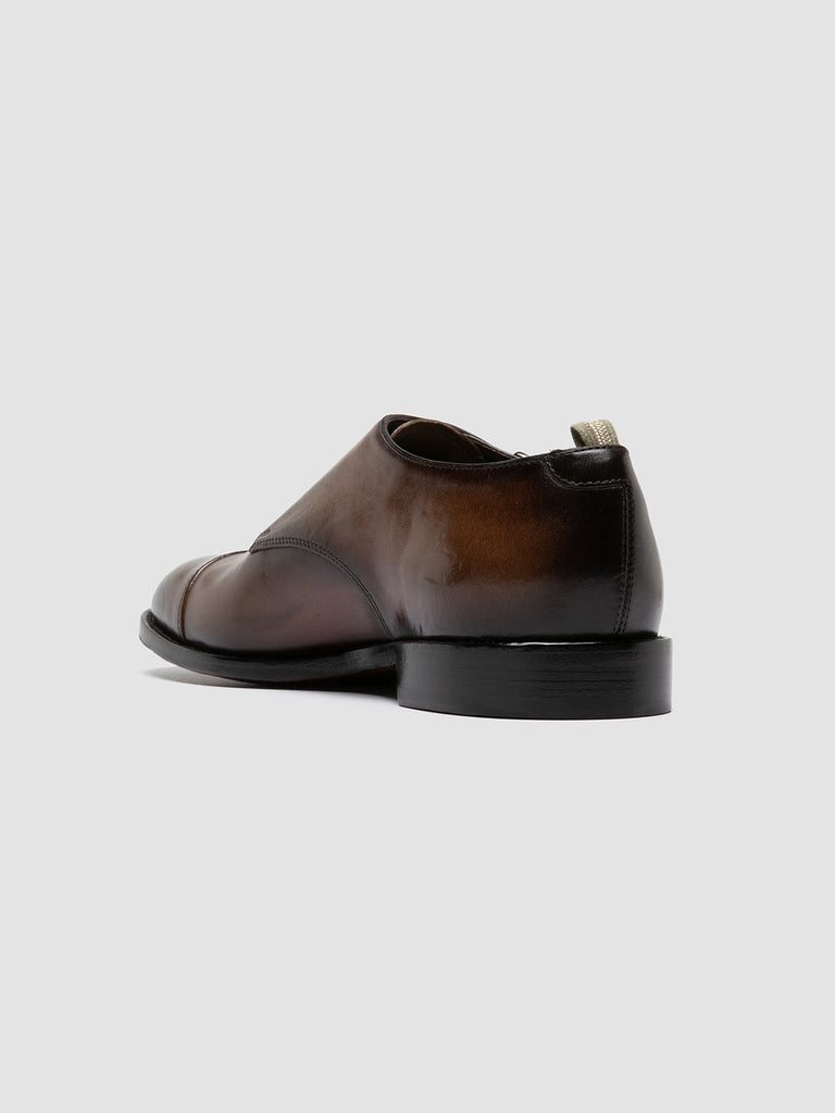 SIGNATURE 004 - Monk Strap in Pelle Marrone