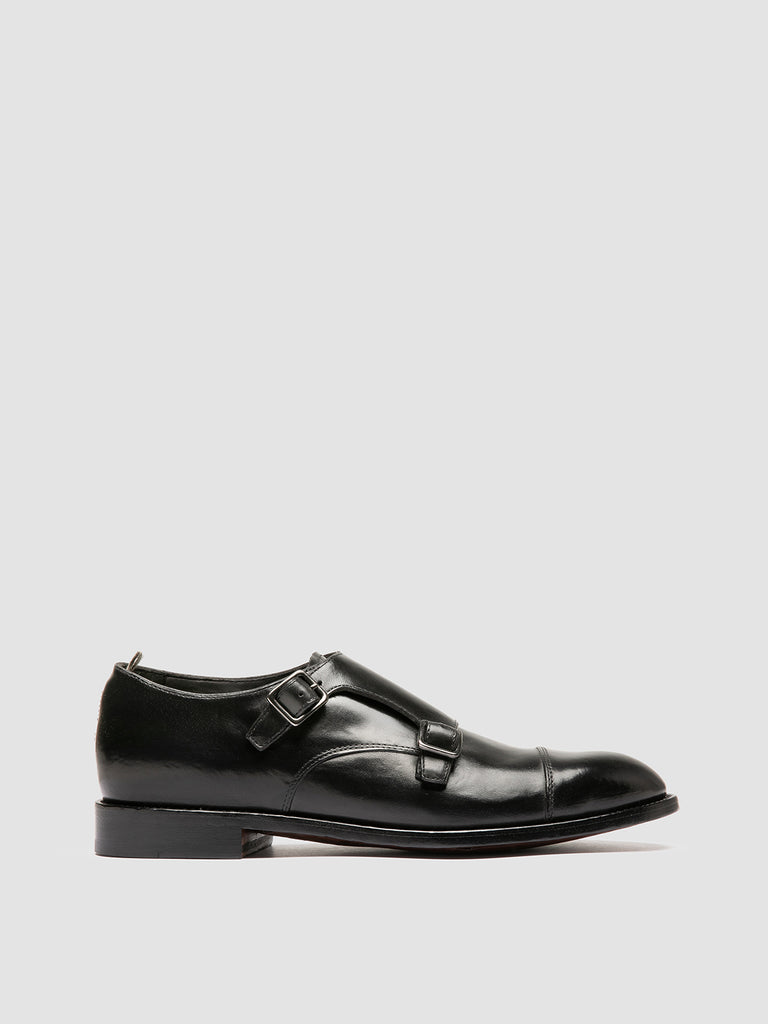 SIGNATURE 004 - Monk Strap in Pelle Nera