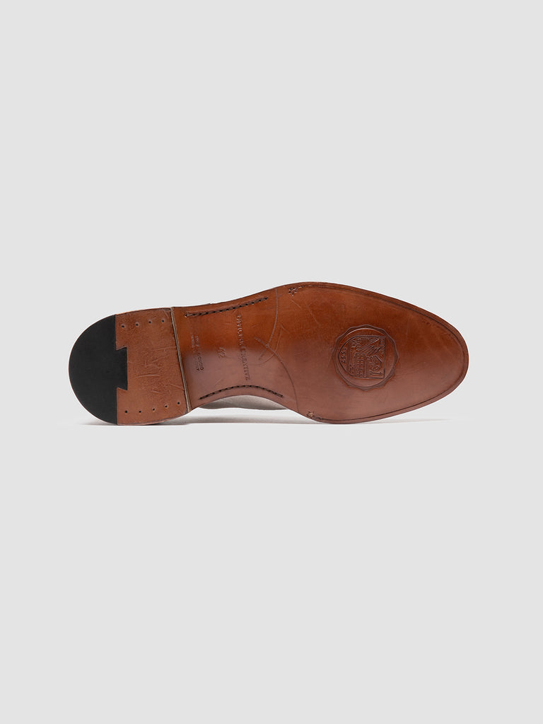 LEXIKON 004 - Monk Strap in Pelle Scamosciata Avorio