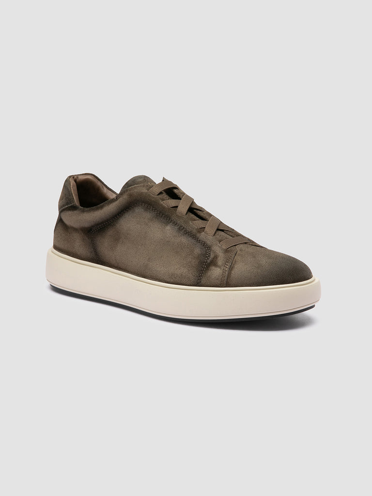 SLOUCH 001 - Green Suede Sneakers