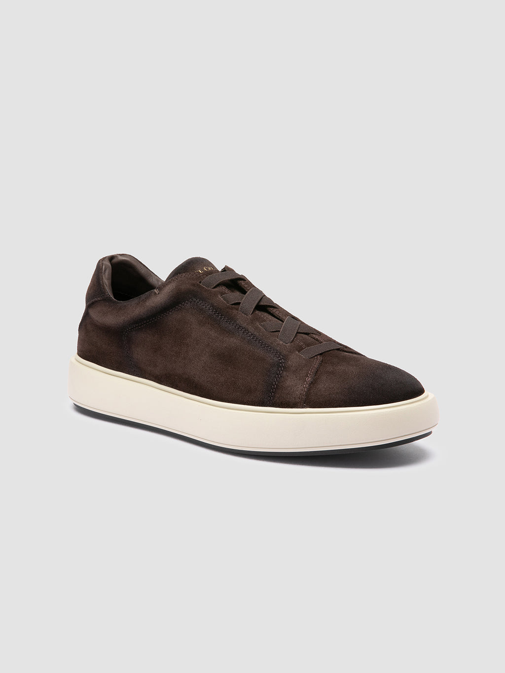 SLOUCH 001 - Brown Suede Sneakers - image 3,side view