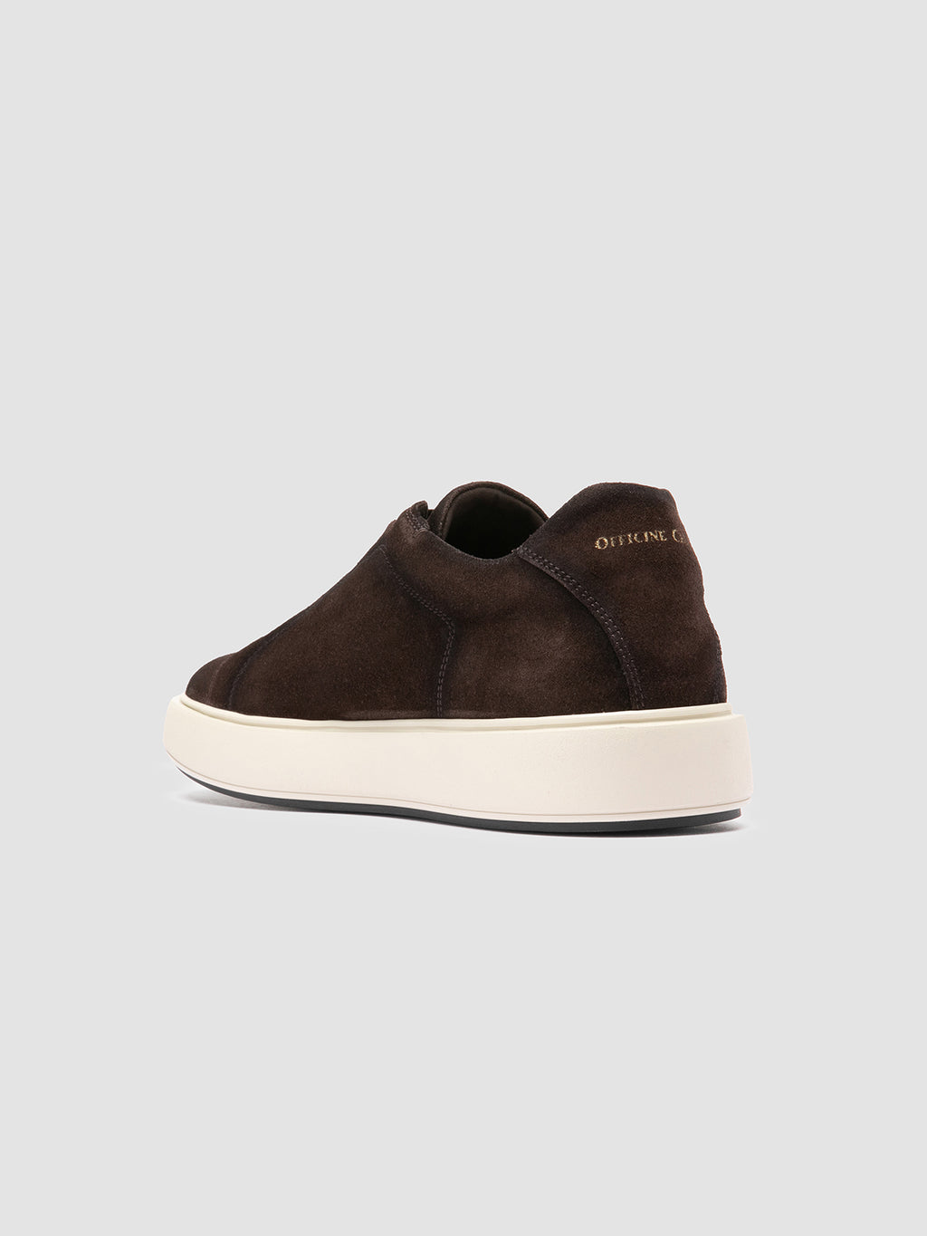 SLOUCH 001 - Brown Suede Sneakers - image 4,side view