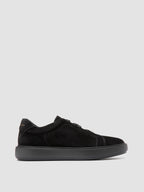 SLOUCH 001 - Sneaker in Pelle Scamosciata Nera