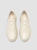 SLOUCH 001 - Sneaker Basse in Pelle Bianca