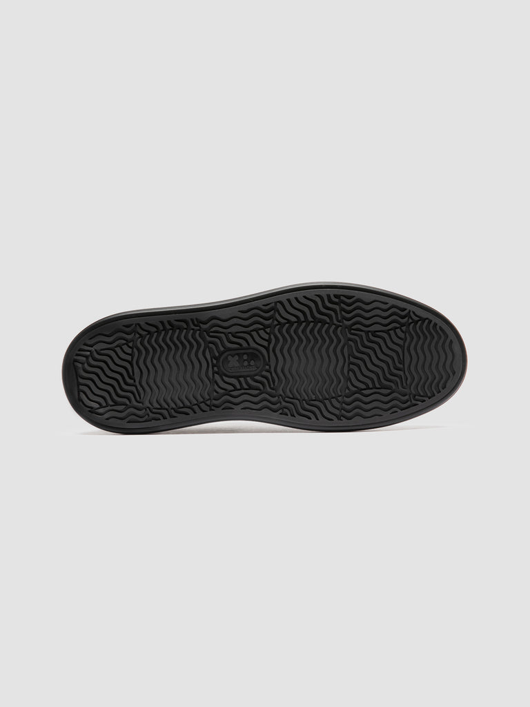 SLOUCH 001 - Sneaker Basse in Pelle Nera