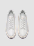 SLOUCH 101 - Sneaker Basse in Pelle Bianca