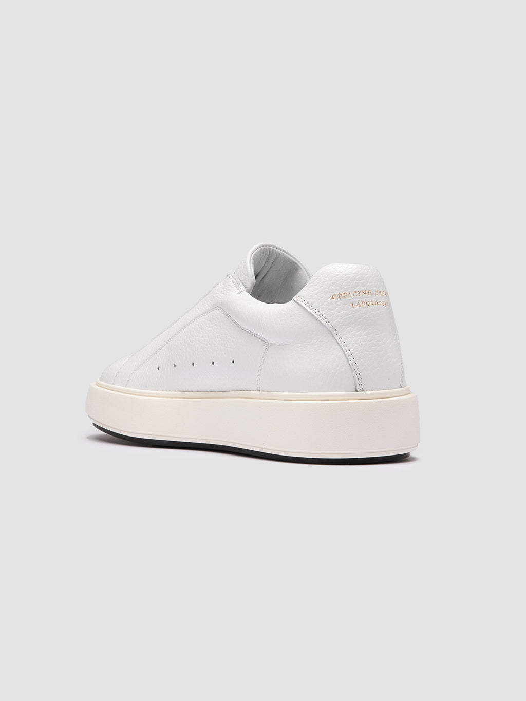 SLOUCH 101 - Sneaker Basse in Pelle Bianca