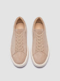 SLOUCH 101 - Sneaker Basse in Pelle Scamosciata Avorio