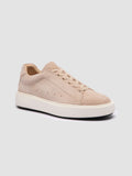 SLOUCH 101 - Sneaker Basse in Pelle Scamosciata Avorio