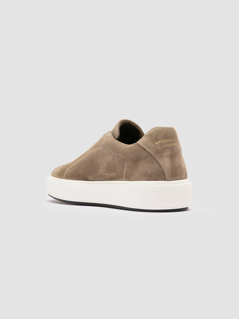 SLOUCH 101 - Taupe Suede Sneakers