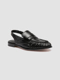 SOLITUDE 102 - Sandali Slingback in Pelle Nera