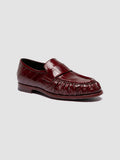 SOLITUDE 107 - Mocassini Penny in Pelle Bordeaux