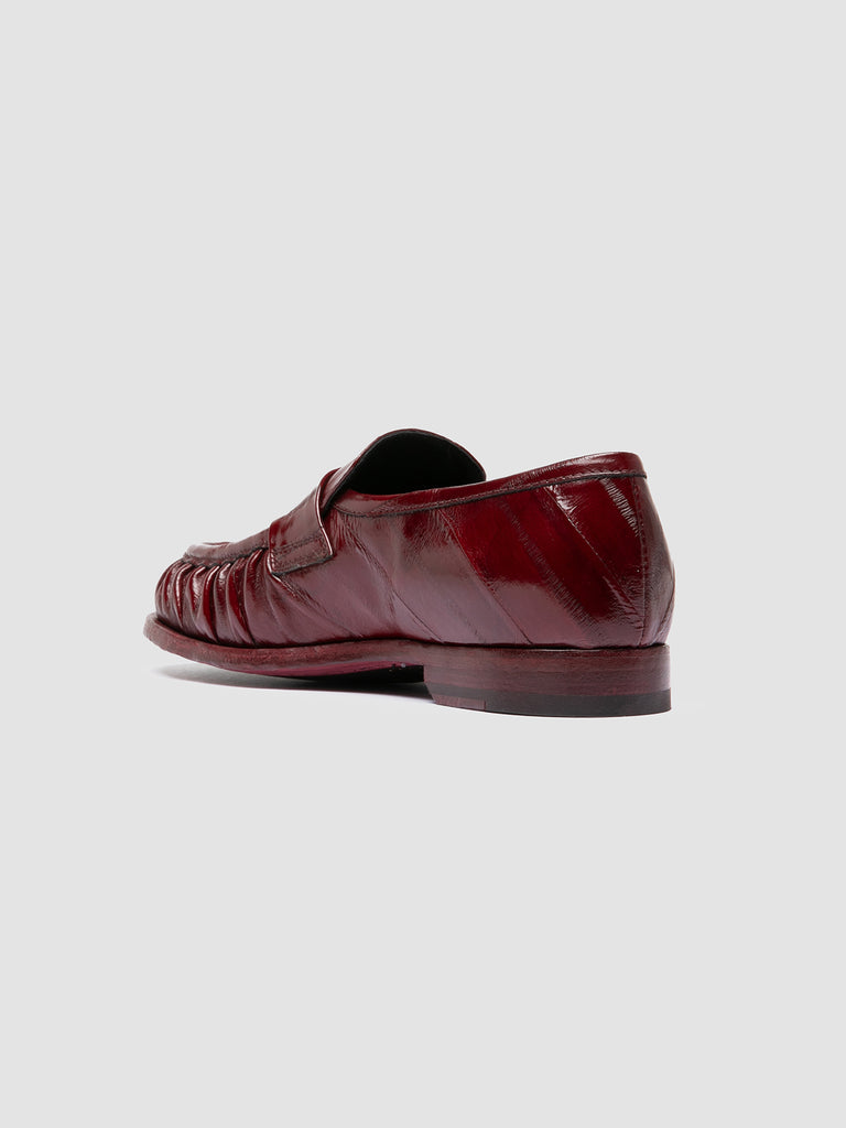 SOLITUDE 107 - Mocassini Penny in Pelle Bordeaux