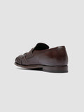 SOLITUDE 108 - Mocassini con Nappine in Pelle Marrone