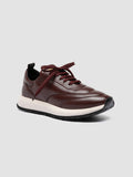 SOLSTICE 101 - Burgundy Leather Sneakers Officine Creative - 3