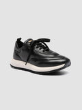 SOLSTICE 101 - Black Leather Sneakers Officine Creative - 3