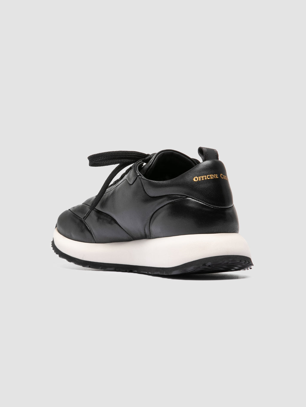 SOLSTICE 101 - Black Leather Sneakers Officine Creative - 4