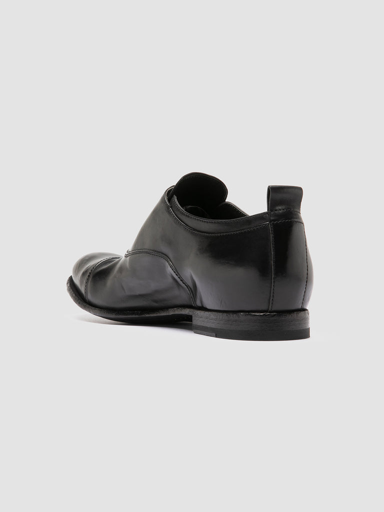STEREO 001 - Black Leather Oxford Shoes Men Officine Creative - 4