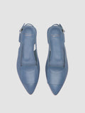 SUE 007 - Sandali Slingback in Pelle Blu