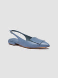 SUE 007 - Sandali Slingback in Pelle Blu