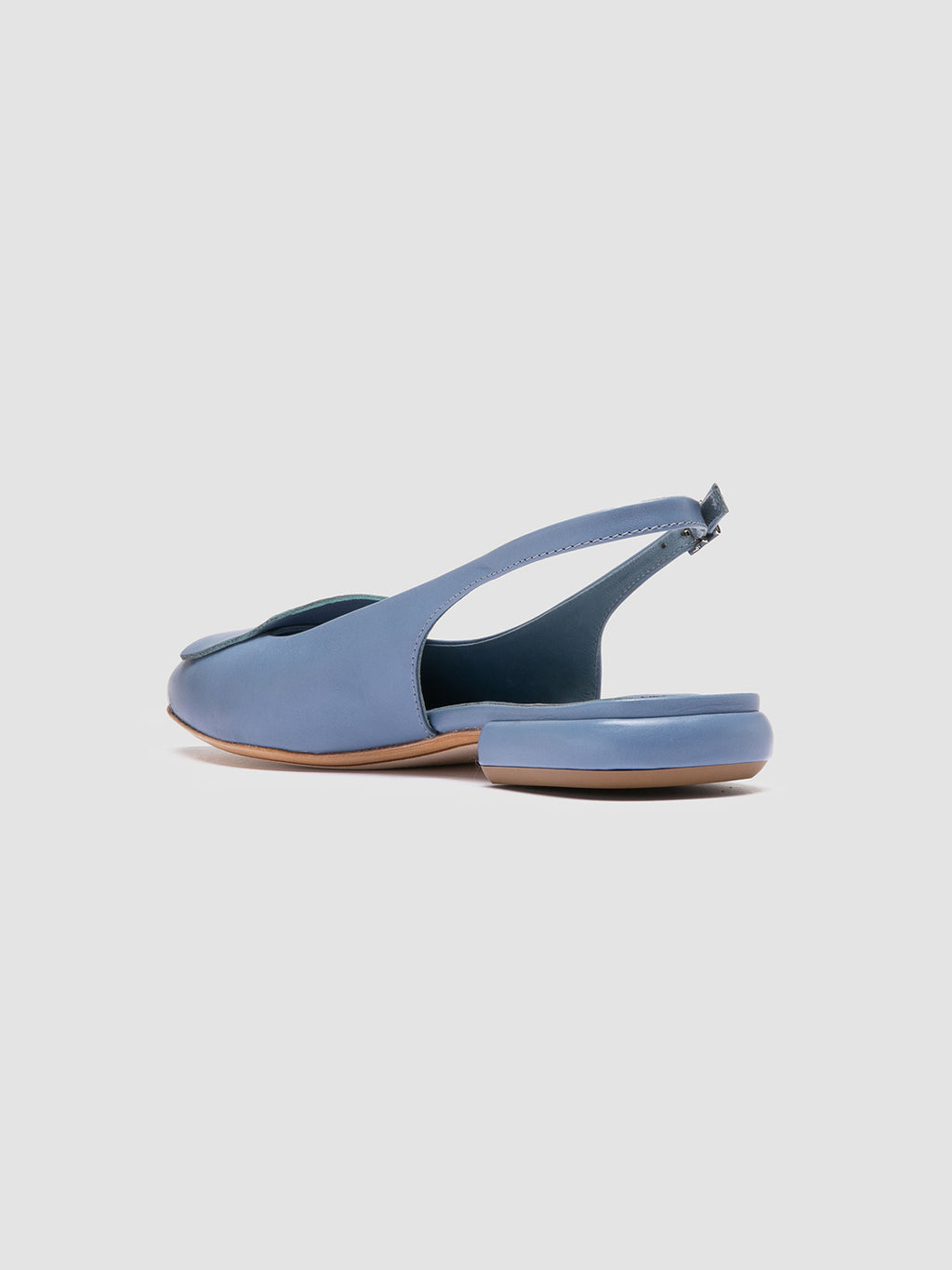 SUE 007 - Sandali Slingback in Pelle Blu