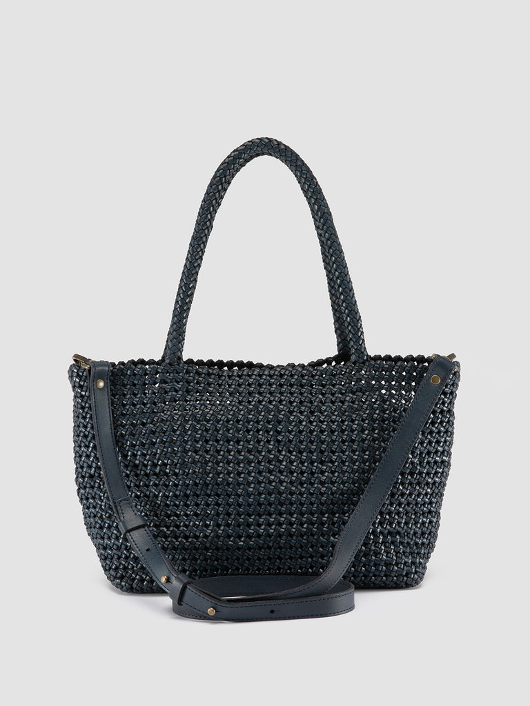 SUSAN 009 - Blue Leather Shoulder Bag Women Officine Creative - 4