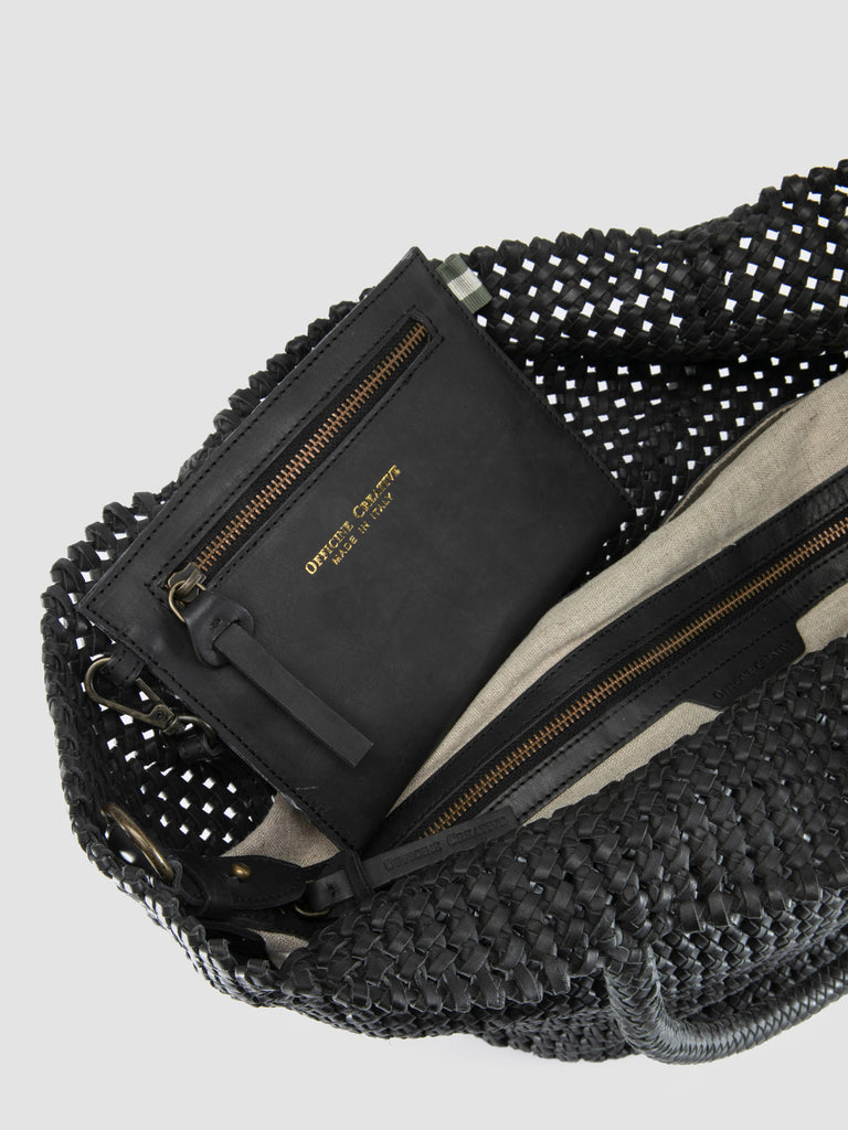 SUSAN 012 - Borsa a Spalla in Pelle Nera