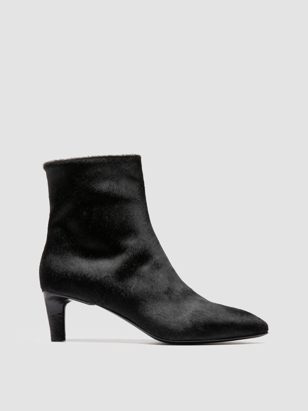 SUZY 008 - Black Leather Zipped Boots Officine Creative - 1