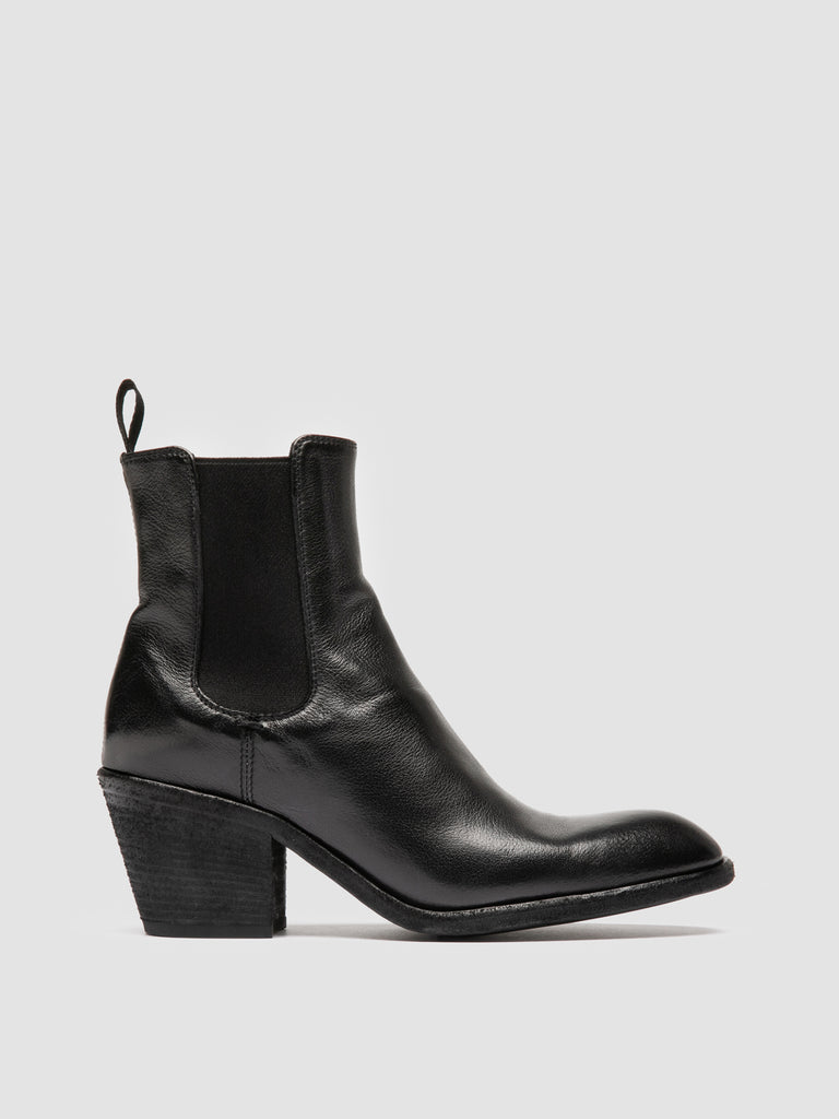 SYDNE 001 - Black Leather Chelsea Boots